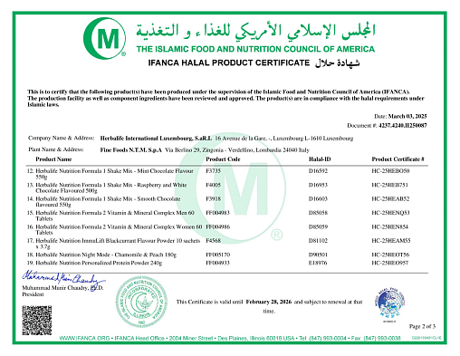Proteinli Formula 3 aralashmasi